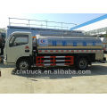 Envoi en usine Euro III ou Euro IV Dongfeng 5m3 camion citerne à lait en acier à vendre